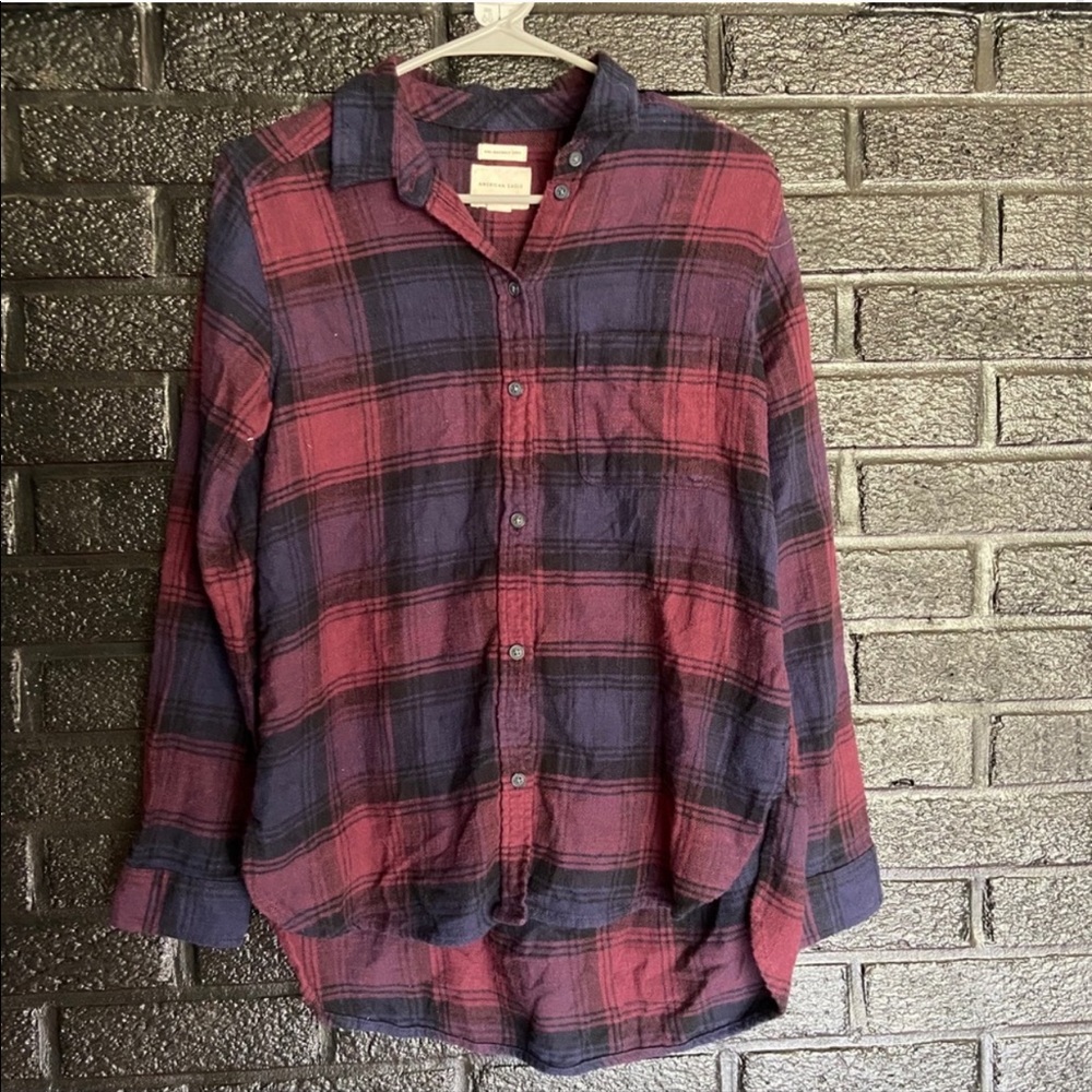 American Eagle amazing soft boyfriend fit flannel